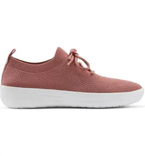 FitFlop Womens F-Sporty Uberknit Sneakers Warm Rose Rose Gold