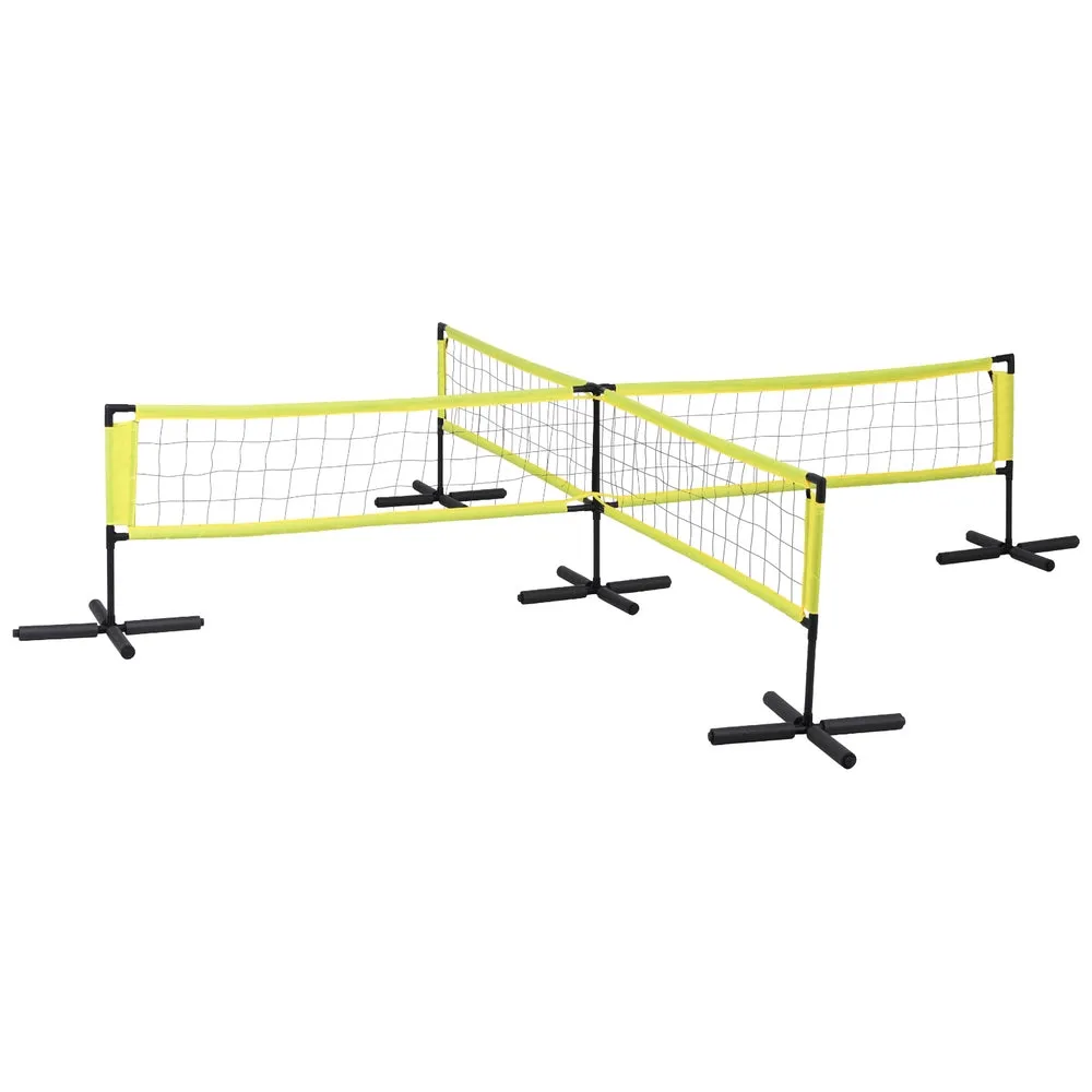 Floating Water Volleyball Pool Game Set with Anchor Bags - Everfit