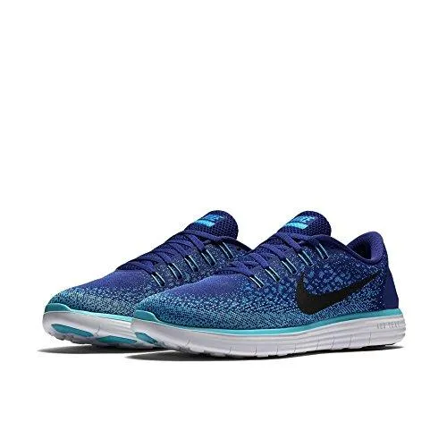 Free Rn Distance Running Shoe 11 DM Us Deep Royal Blue/Black/Heritage Cyan