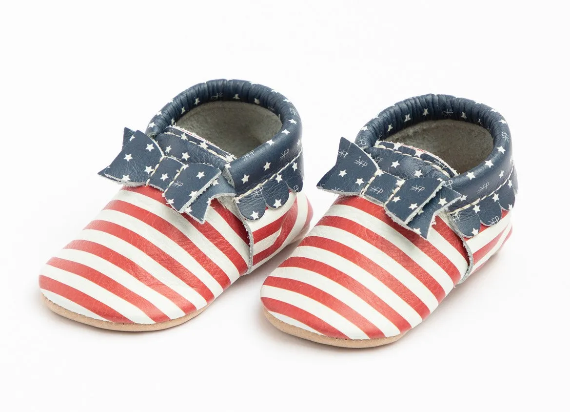 Freshly Picked Born in the USA Bow Mocc Mini Sole