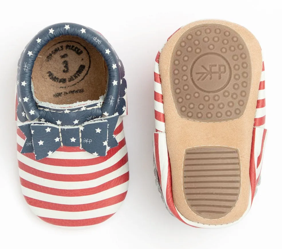 Freshly Picked Born in the USA Bow Mocc Mini Sole