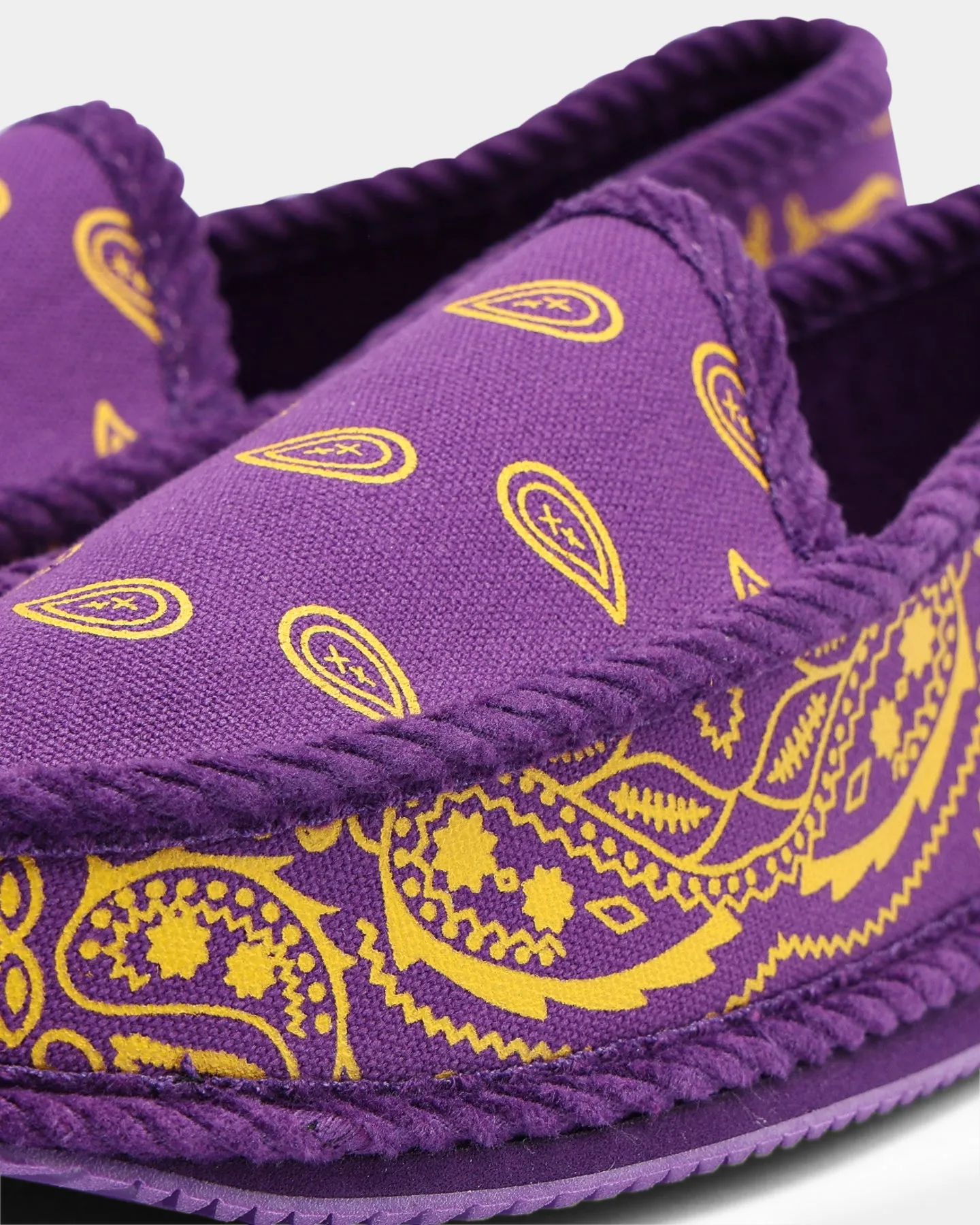 Goat Crew Bandana Slipper Purple/Yellow