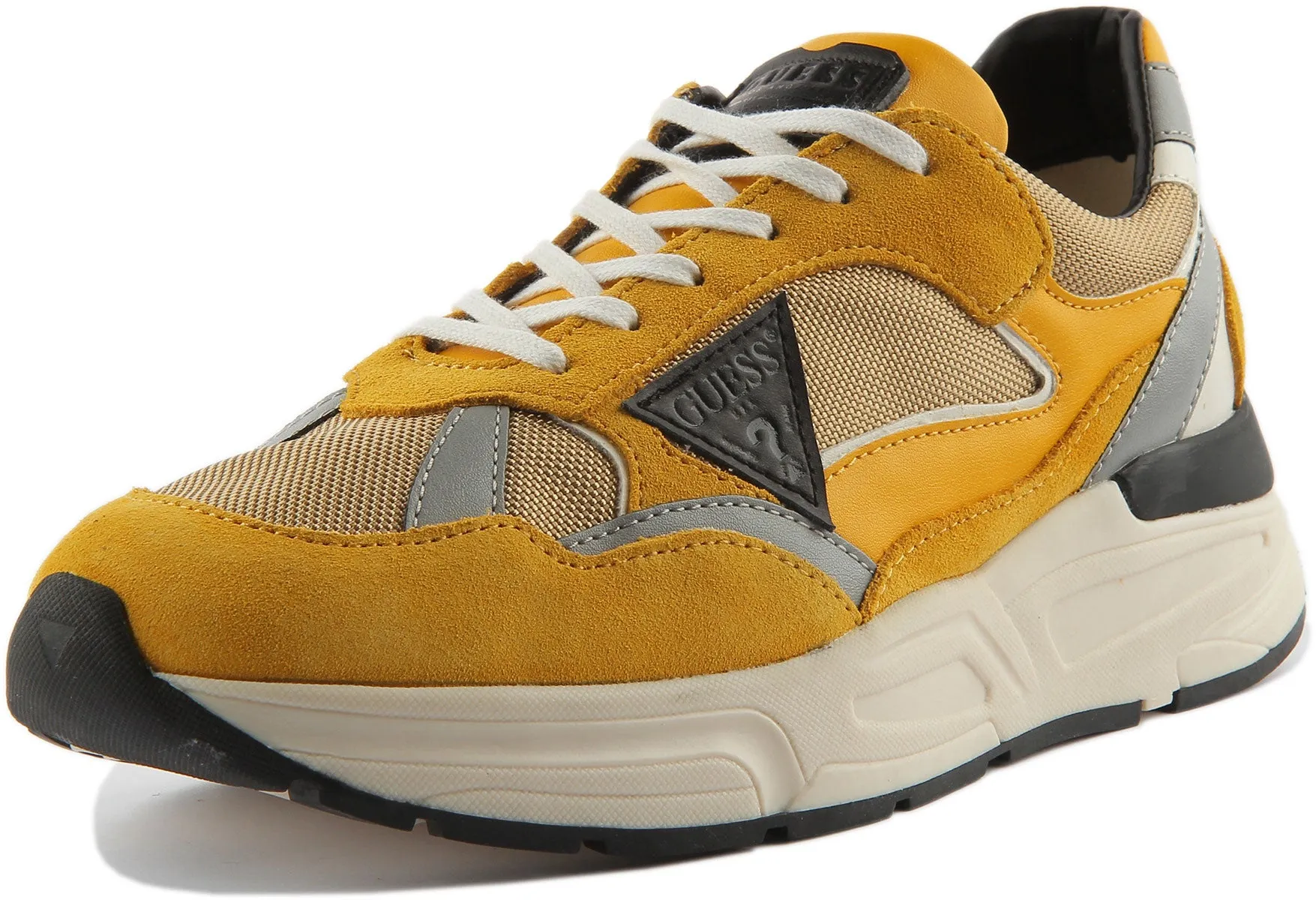 Guess Roria Trainer In Yellow For Men