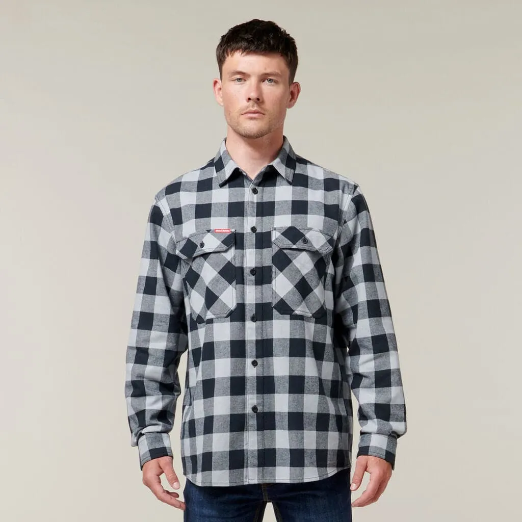 Hard Yakka Long Sleeve Check Flannel Shirt  Y07295