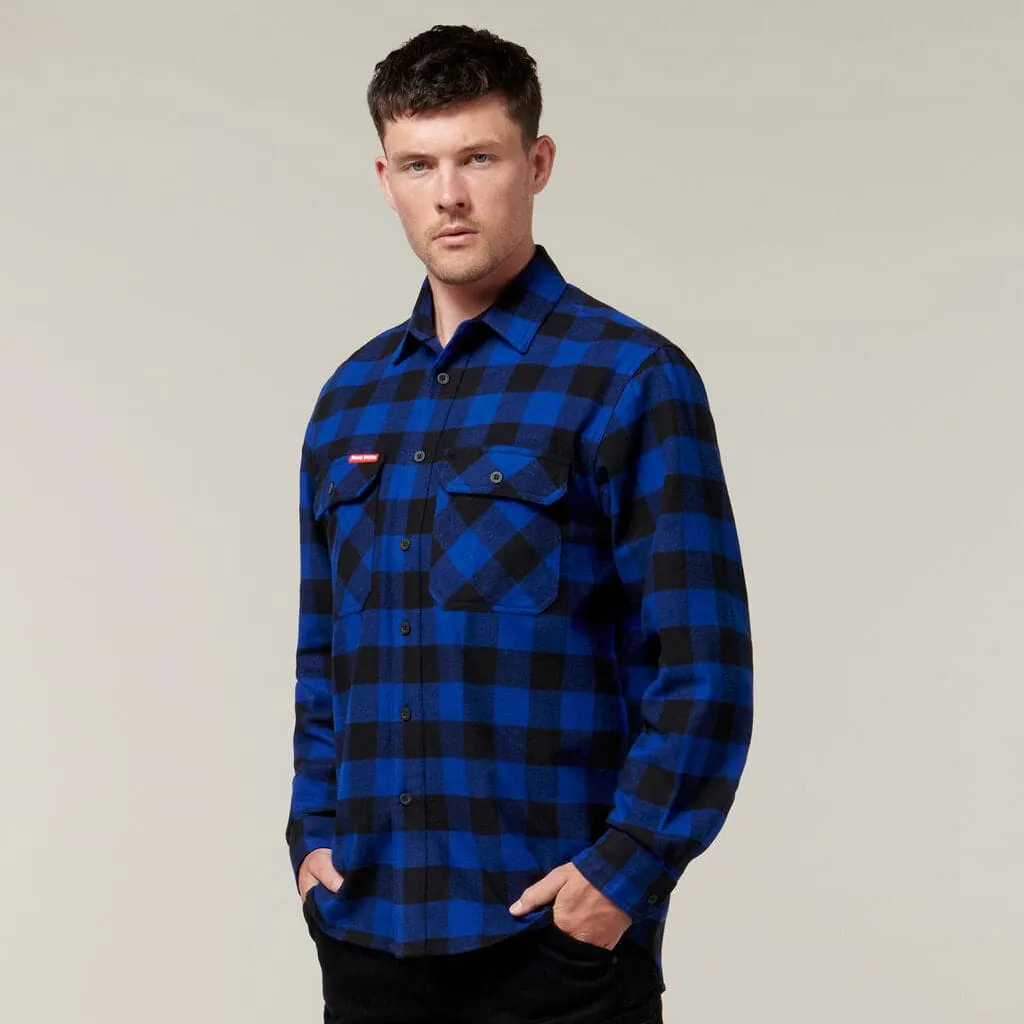 Hard Yakka Long Sleeve Check Flannel Shirt  Y07295