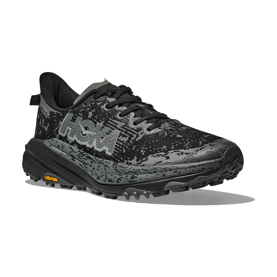 HOKA Men's Speedgoat 6 GTX Wide Black/Outer Orbit