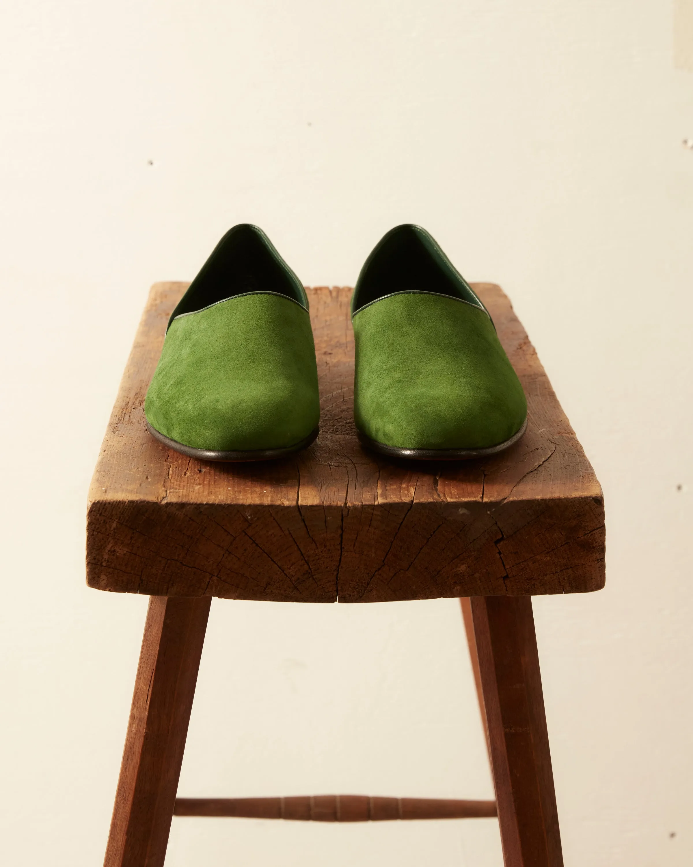 House Shoe Suede - Green