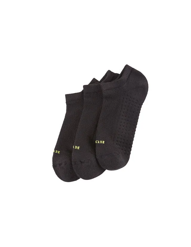 Hue Air Cushion No Show Sport Sock (Pack of 3)