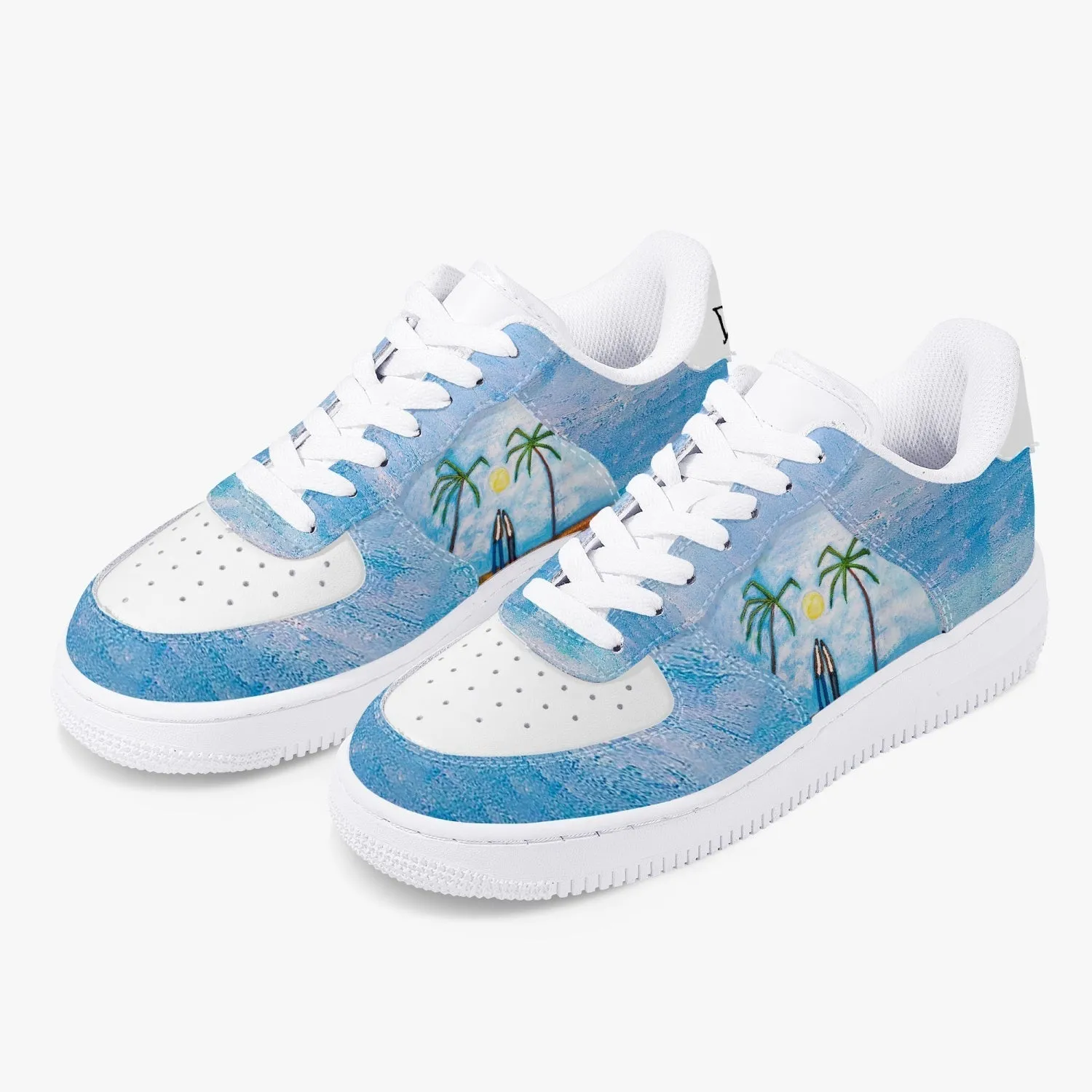 Island romance New Low-Top Leather Sports Sneakers