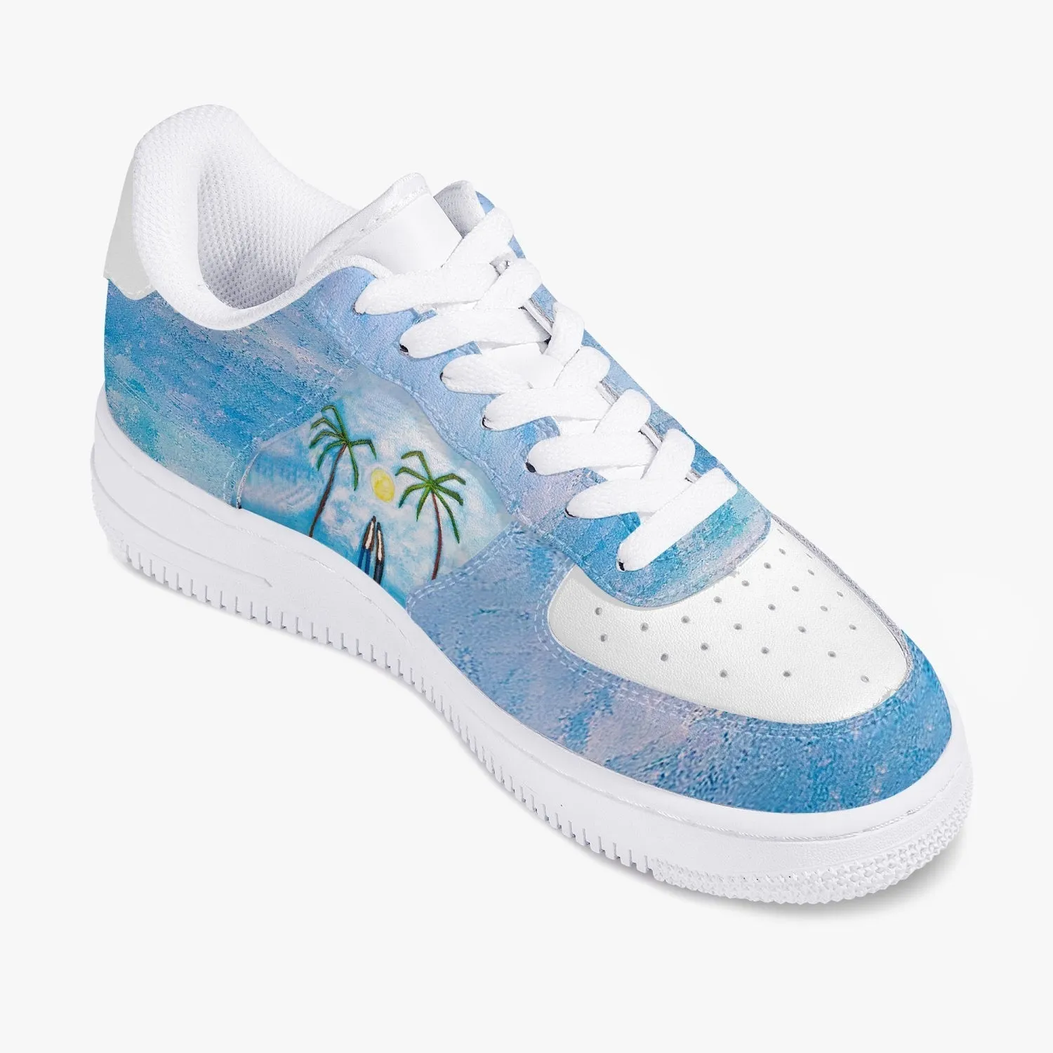 Island romance New Low-Top Leather Sports Sneakers