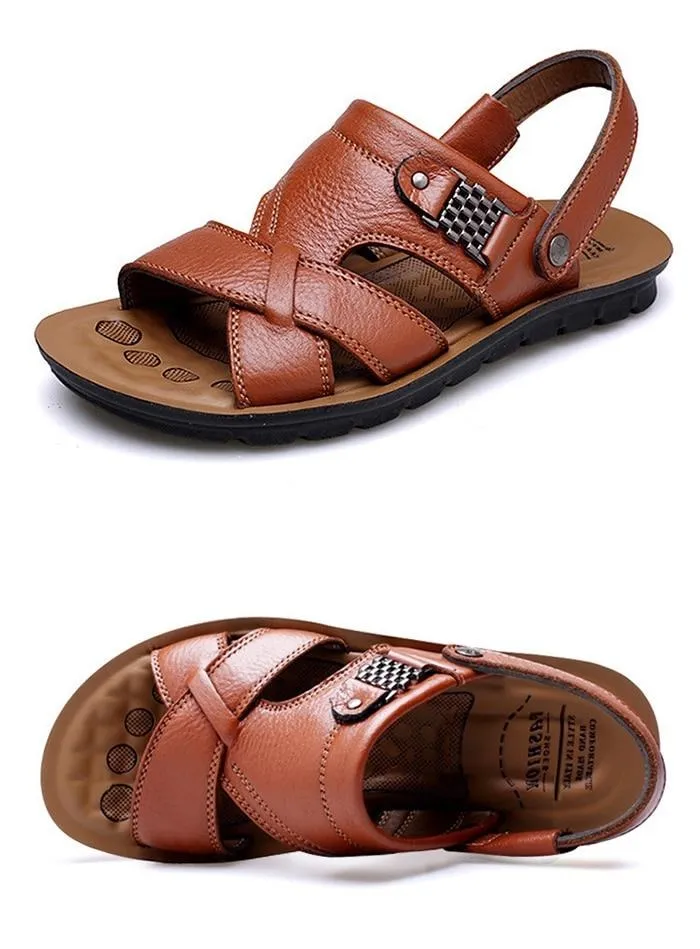 IslandEscape™- Men's Outdoor Leather Roman Sadals