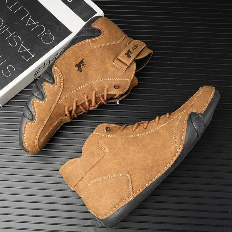 JimiLdecker - Waterproof orthopedic men leather shoes