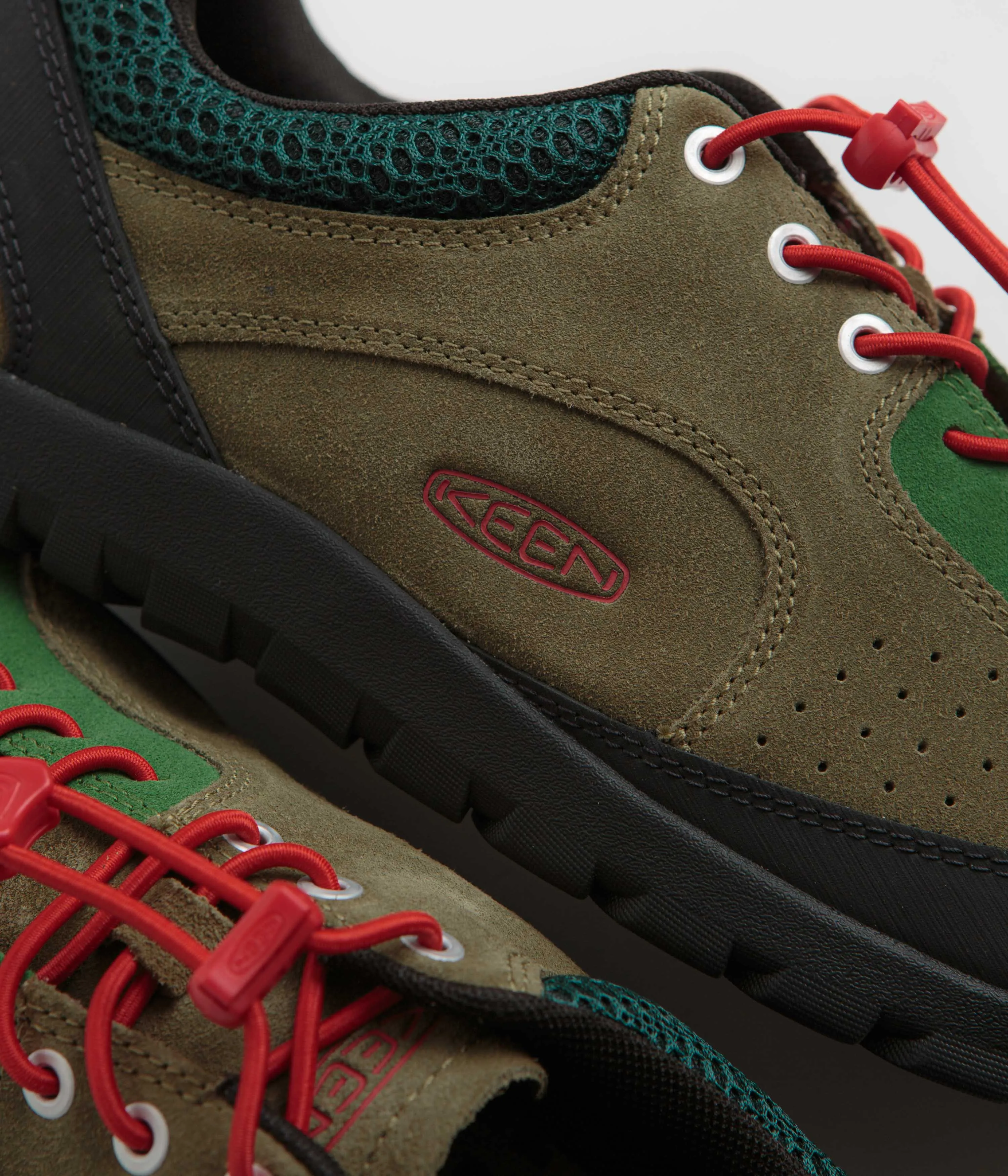 Keen Jasper Rocks Shoes - Dark Olive / Ponderosa Pine