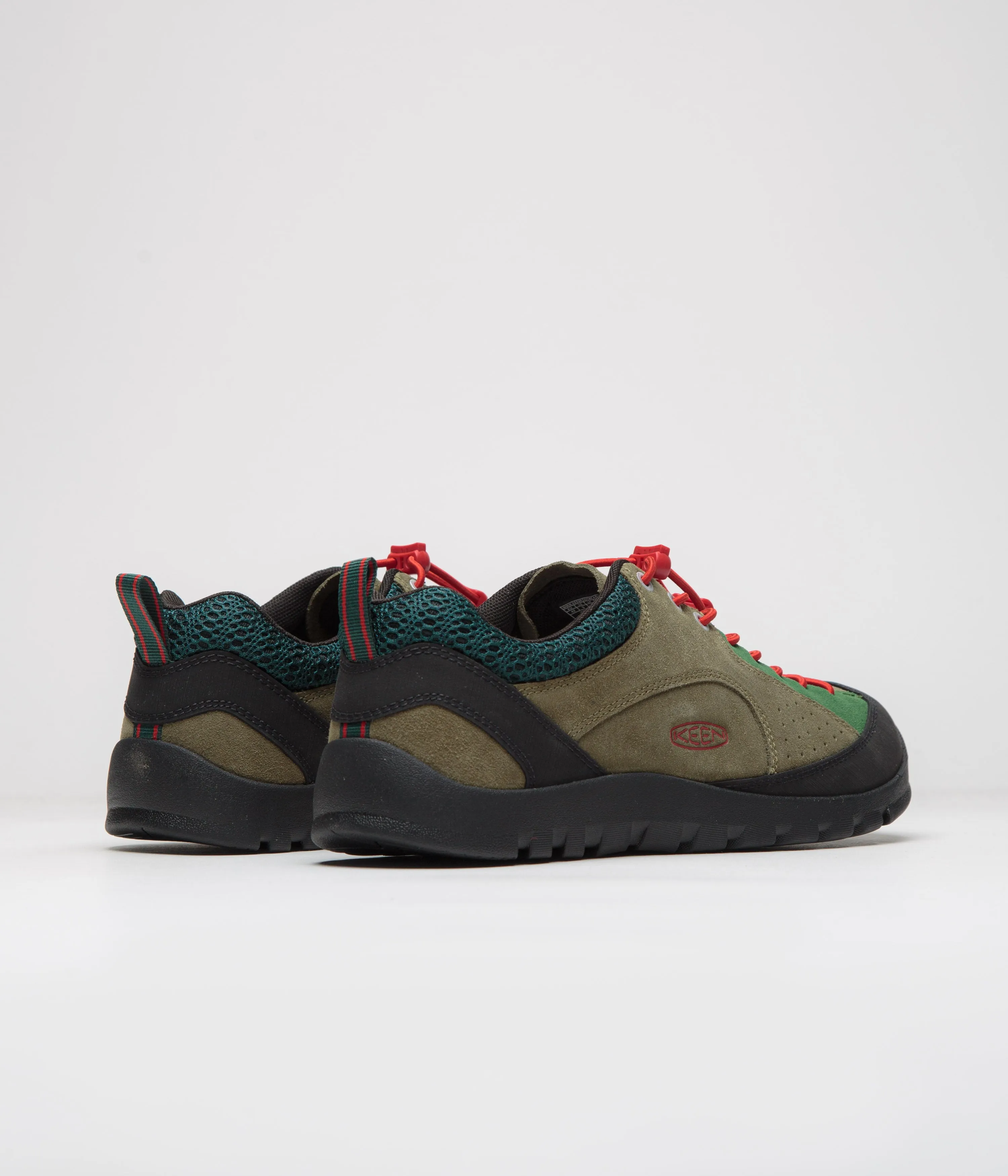 Keen Jasper Rocks Shoes - Dark Olive / Ponderosa Pine