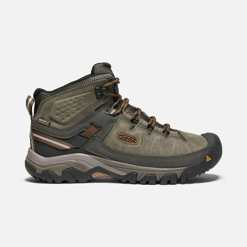 Keen Targhee III Mid Men's Waterproof Walking Boots - Black Olive/Golden Brown