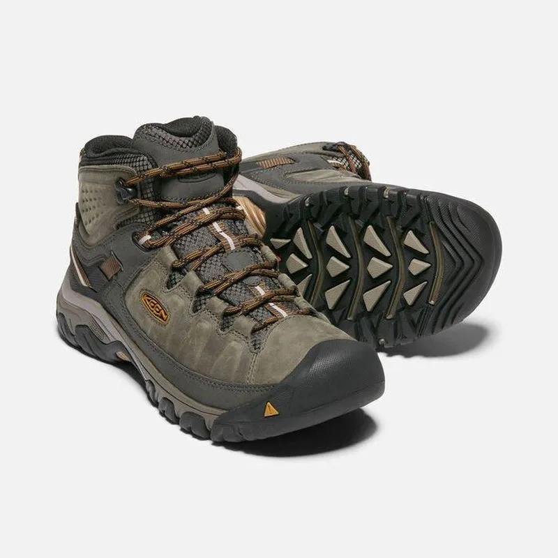 Keen Targhee III Mid Men's Waterproof Walking Boots - Black Olive/Golden Brown