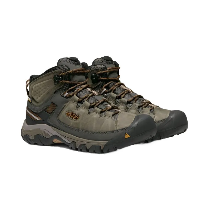 Keen Targhee III Mid Men's Waterproof Walking Boots - Black Olive/Golden Brown