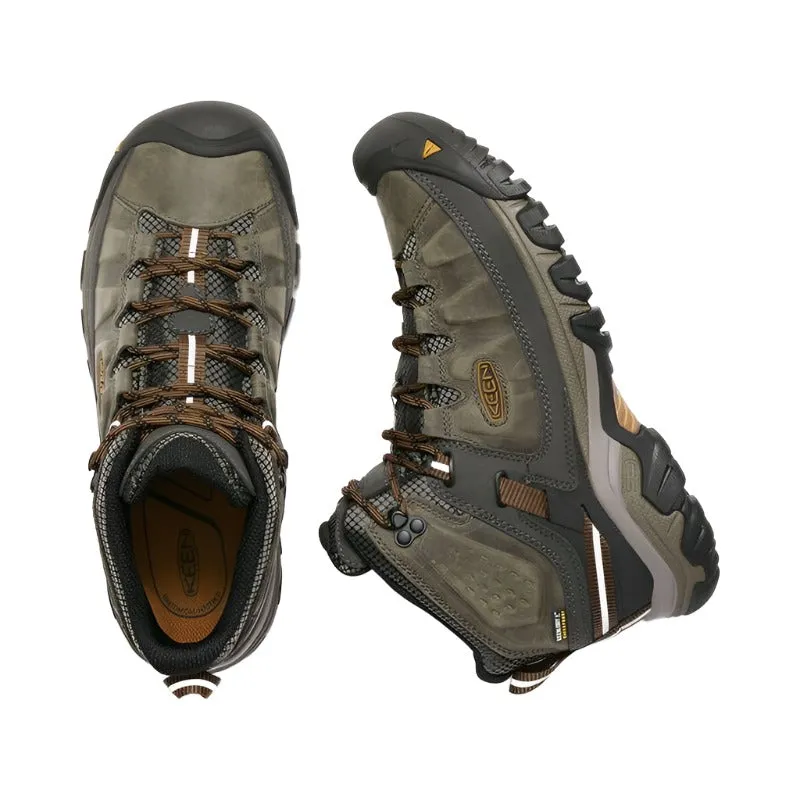 Keen Targhee III Mid Men's Waterproof Walking Boots - Black Olive/Golden Brown