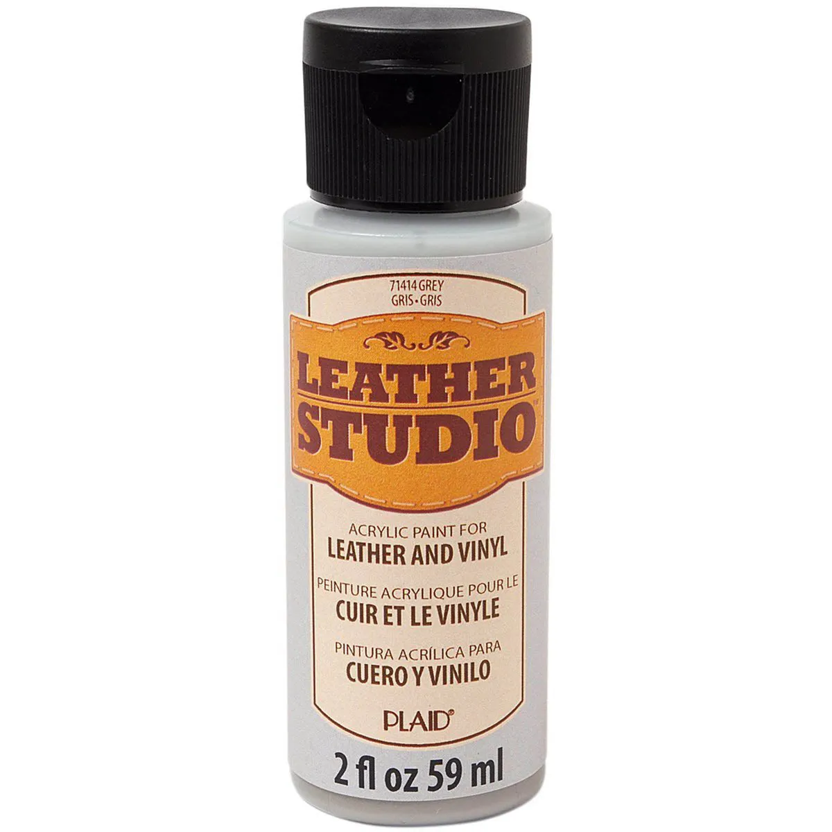 Leather Studio Paint Grey 2 Oz.