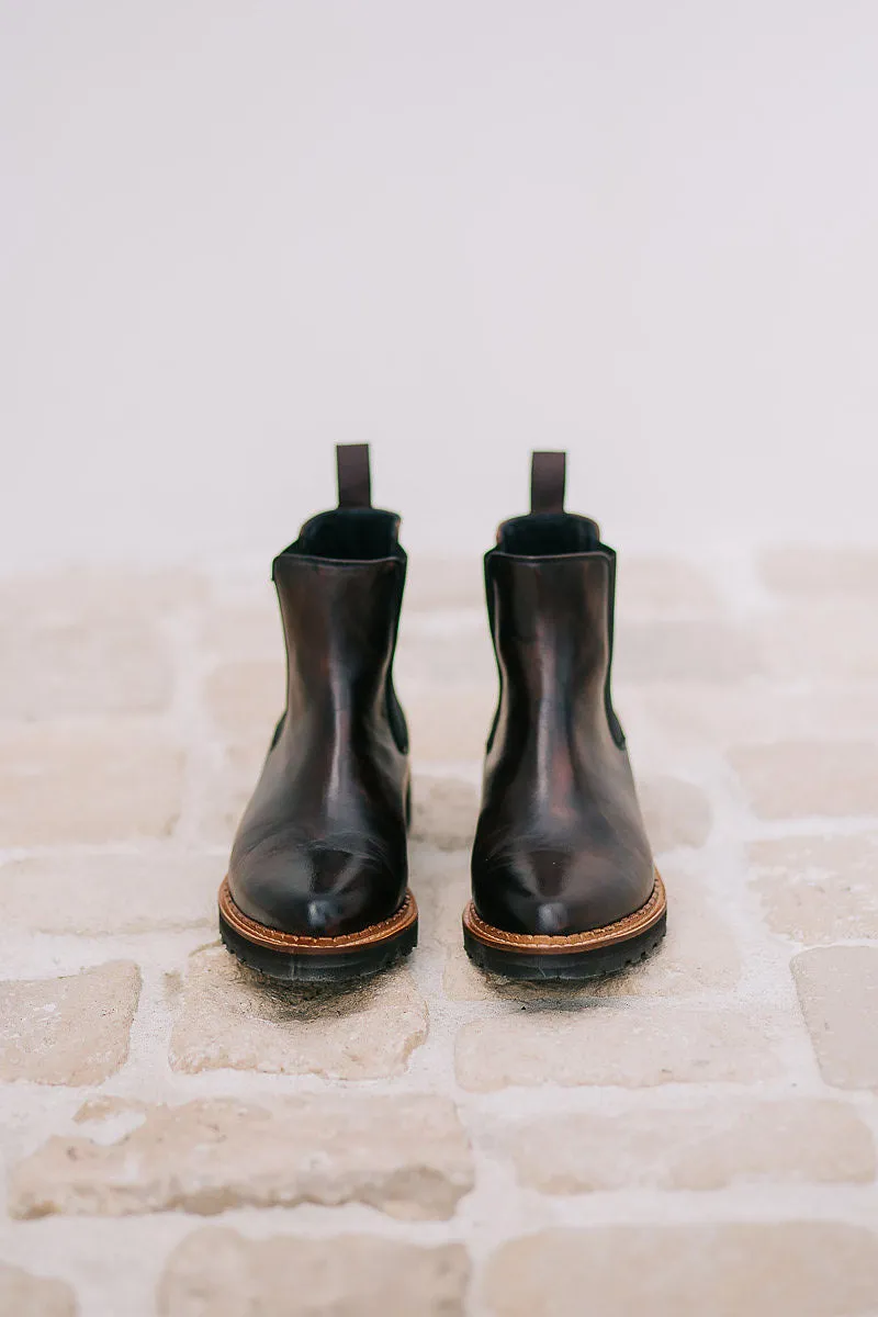 Luna Chelsea Boots - Choco Brown Leather