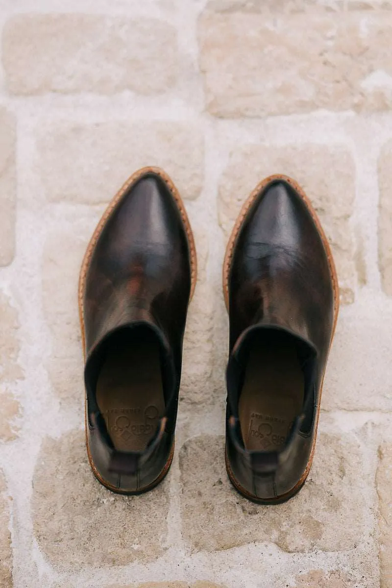 Luna Chelsea Boots - Choco Brown Leather