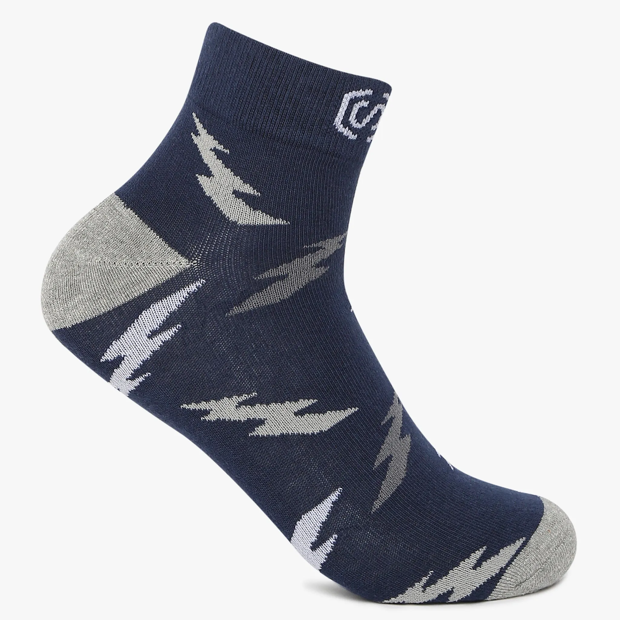 Mens Cotton Printed Socks (Pack of 2)