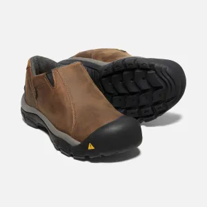 Men's Keen Brixen Waterproof Low Color: Slate Black/Madder Brown