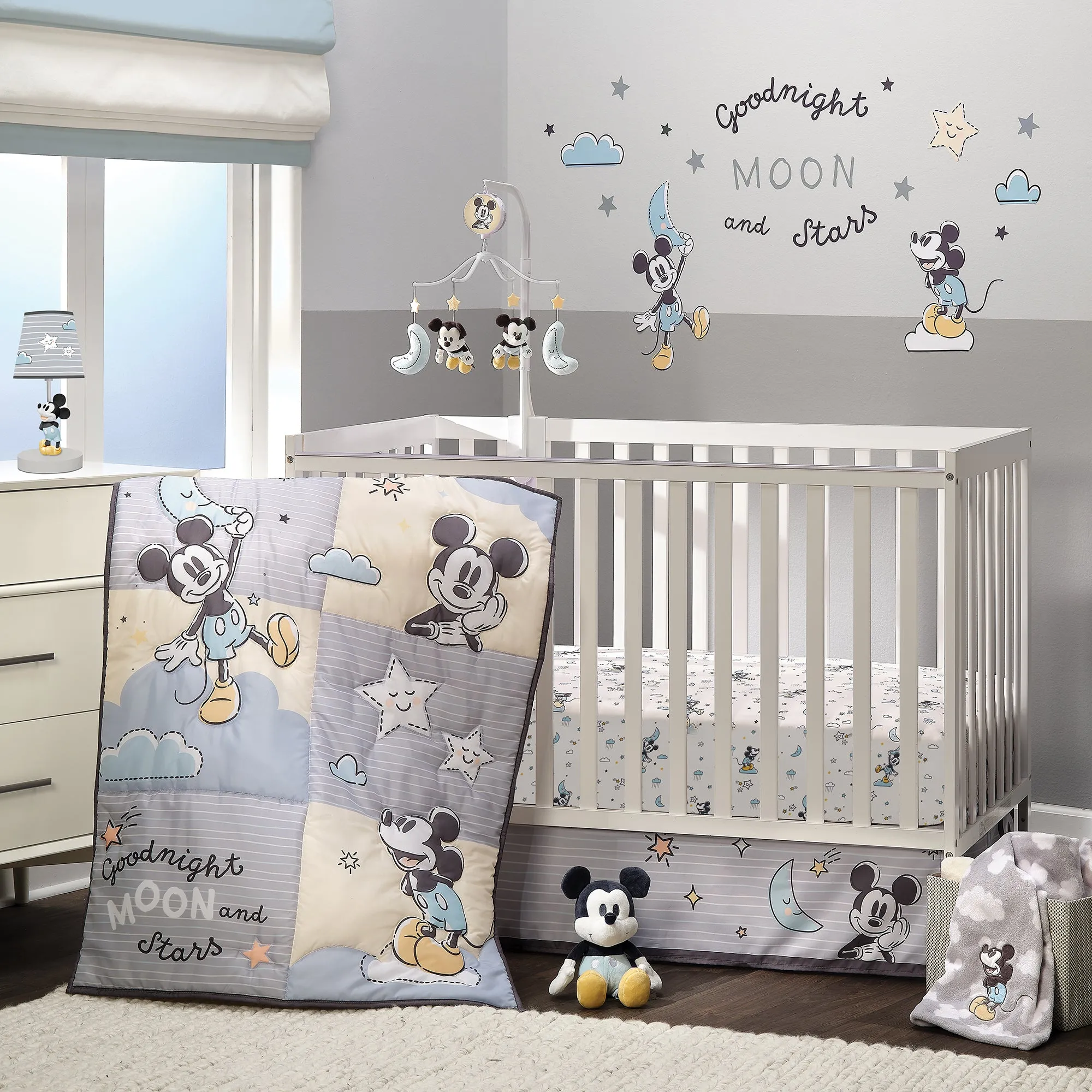 Moonlight Mickey Baby Blanket