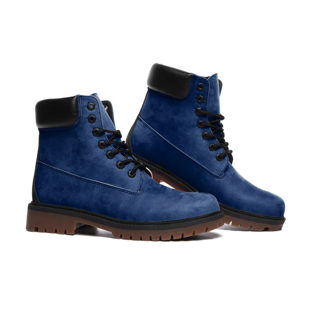 Morning Glory Blue Casual Leather Lightweight boots TB