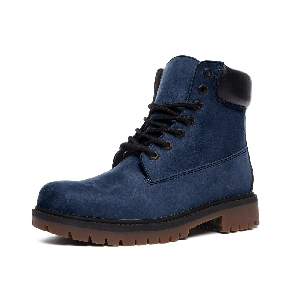 Morning Glory Blue Casual Leather Lightweight boots TB