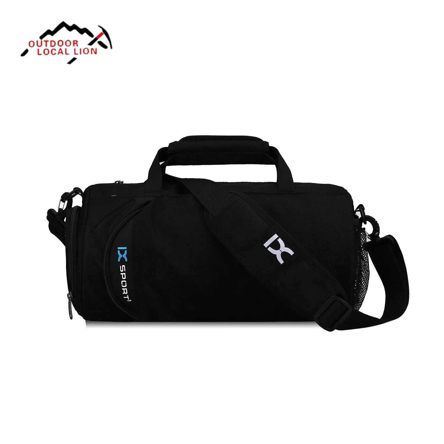 Nylon Waterproof Sports Duffel Bag  With Separate Space For Shoes