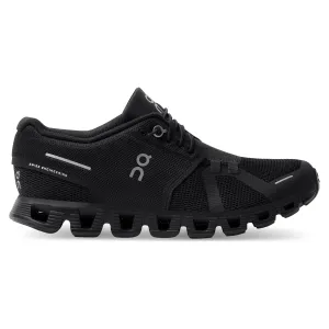 On Running Women's Cloud 5 Running Shoe in All Black