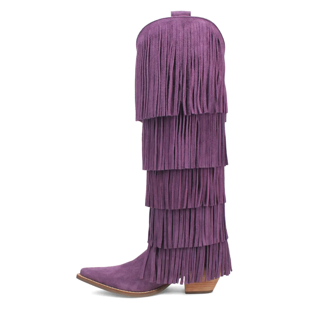 Online Exclusive | Dingo | Wild Child Suede Leather Boot in Purple **PREORDER