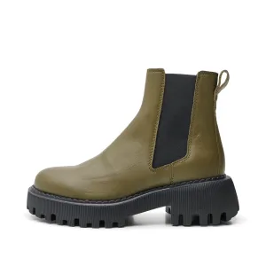 Posey chelsea boot leather - ALGAE