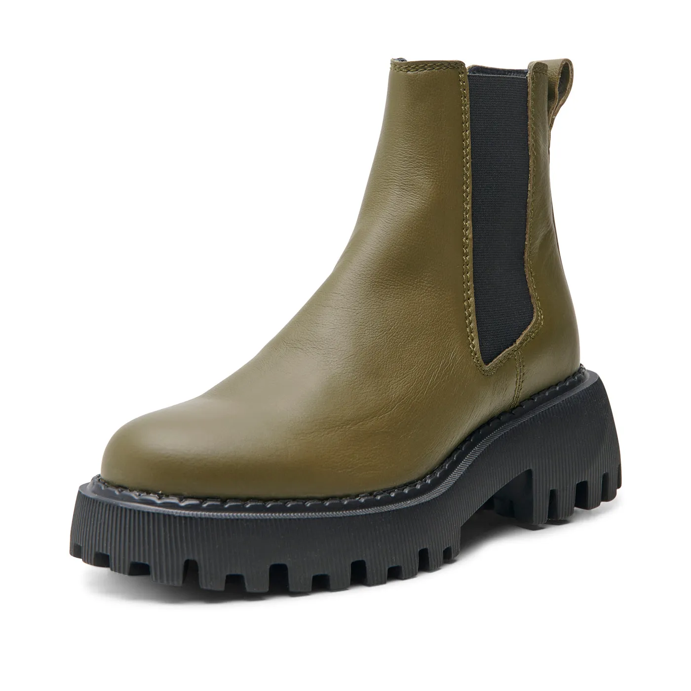 Posey chelsea boot leather - ALGAE