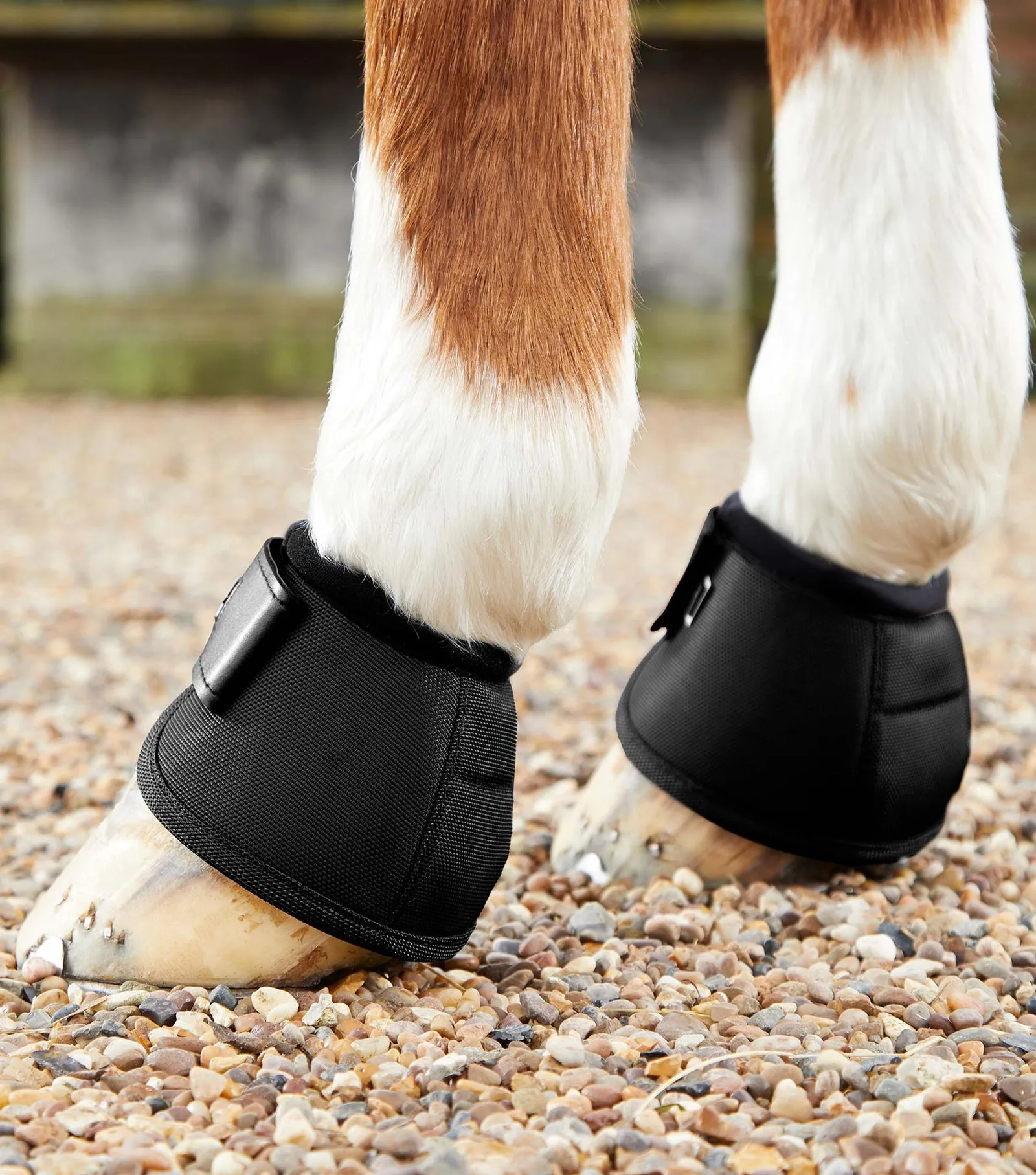 Premier Equine Ballistic No Turn Over Reach Boots Black