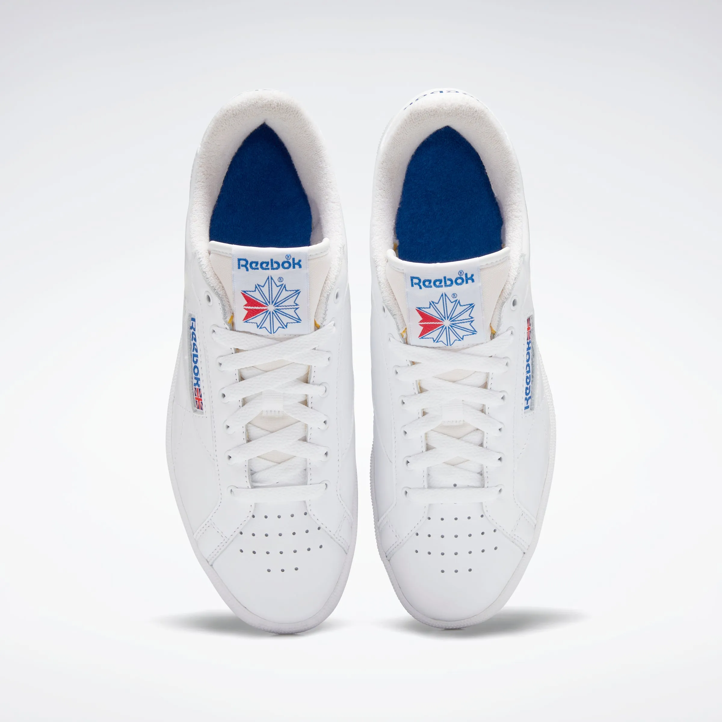 Reebok Footwear Men Club C Grounds Shoes Ftwwht/Vecblu/Vecred