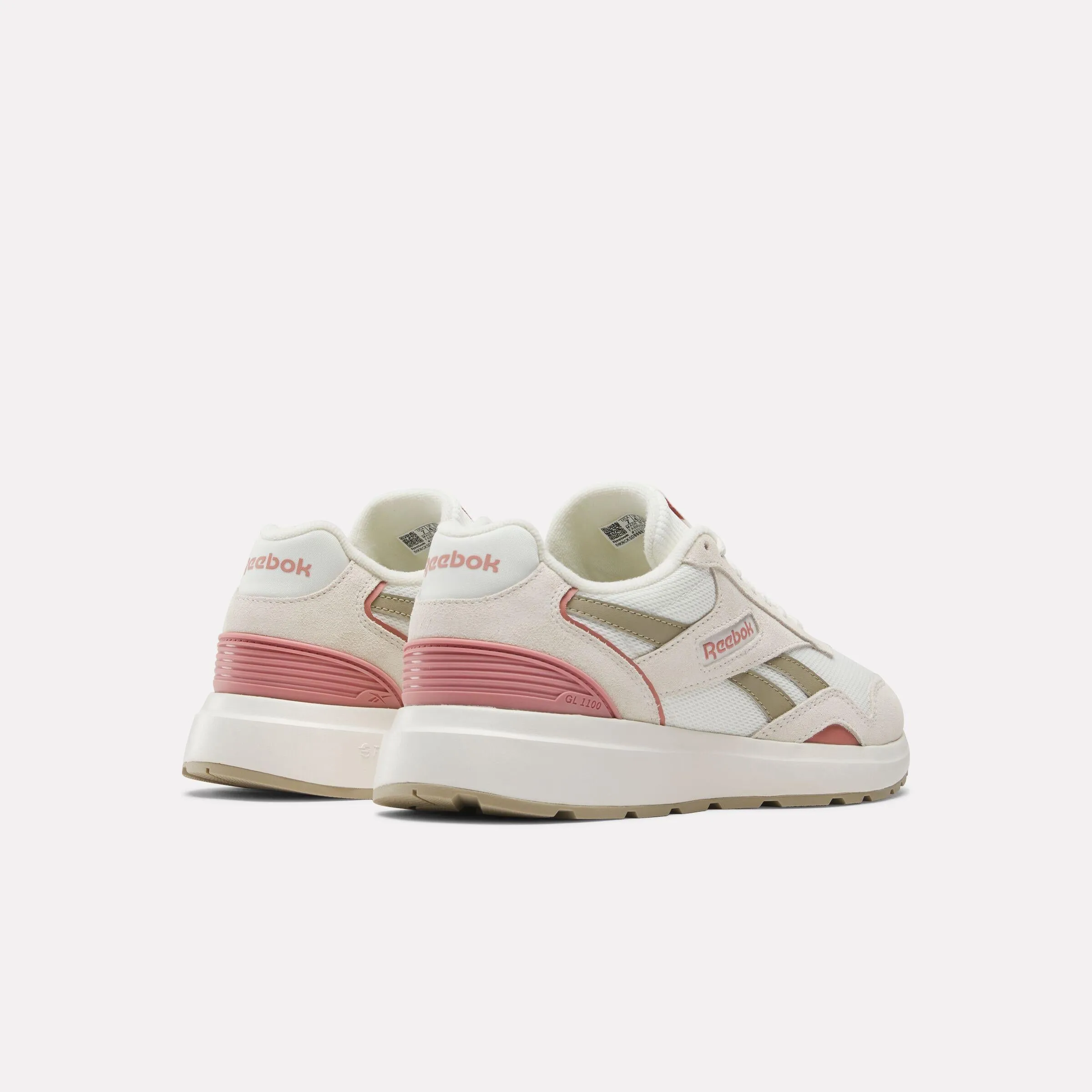 Reebok Footwear Women Reebok GL1100 Shoes VINTAGECHALK/MUSHROOM/PINKCLAY