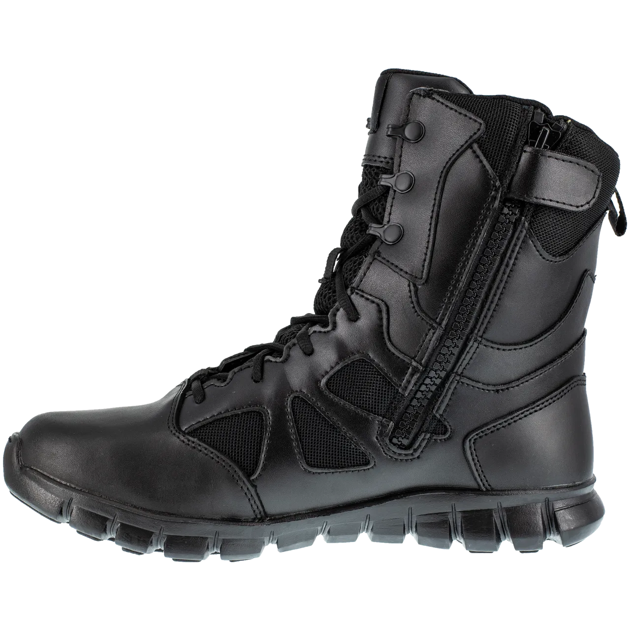 Reebok Sublite Cushion 8" Tactical Waterproof Boots with Side Zipper - RB806