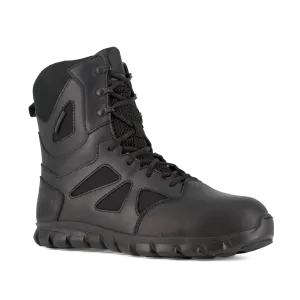 Reebok Sublite Cushion 8" Tactical Waterproof Boots with Side Zipper - RB8807