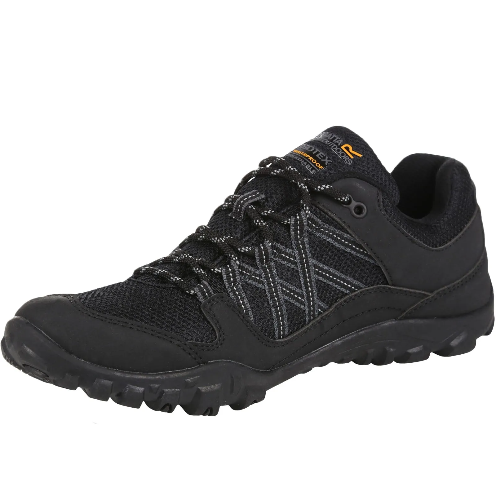 Regatta Mens Edgepoint III Walking Shoes - Black