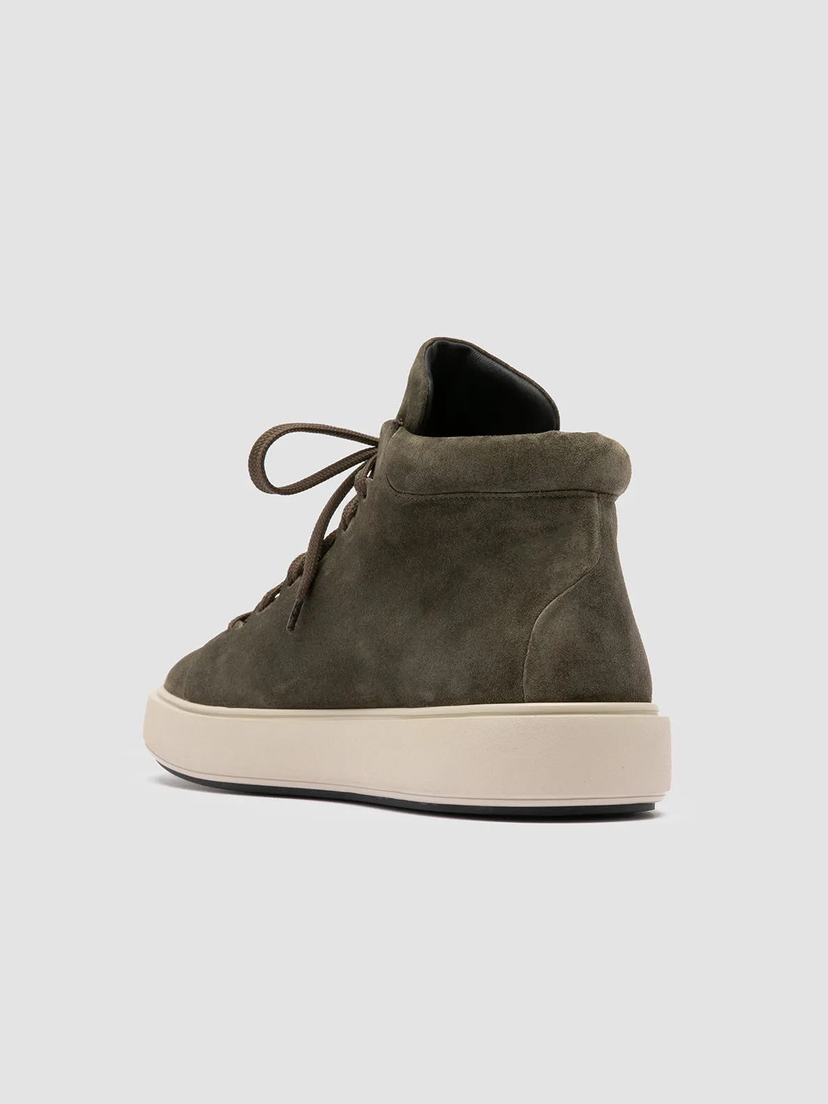 REMASTER 002 - Green Suede High Top Sneakers