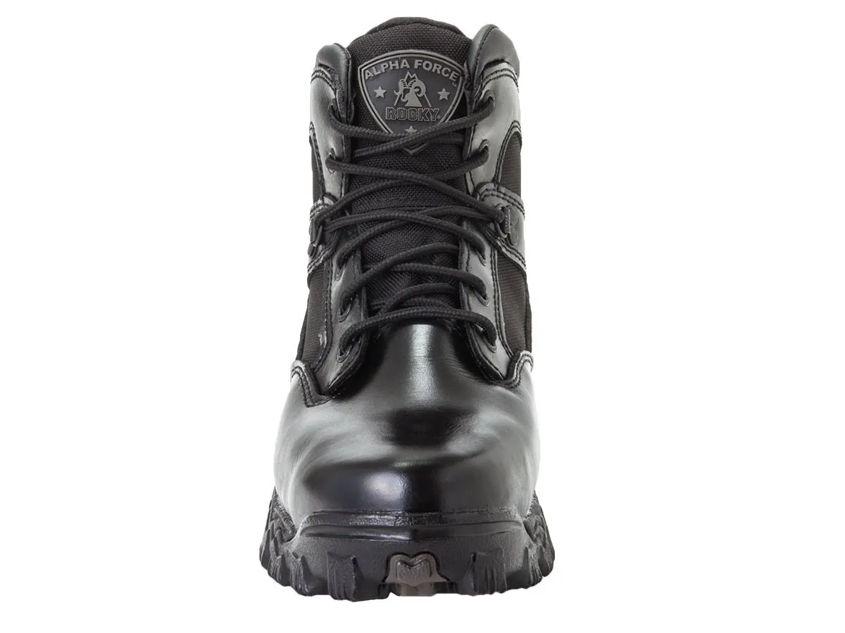 Rocky Alpha Force Men's Composite Toe Waterproof Boots Fq0006167 In Black