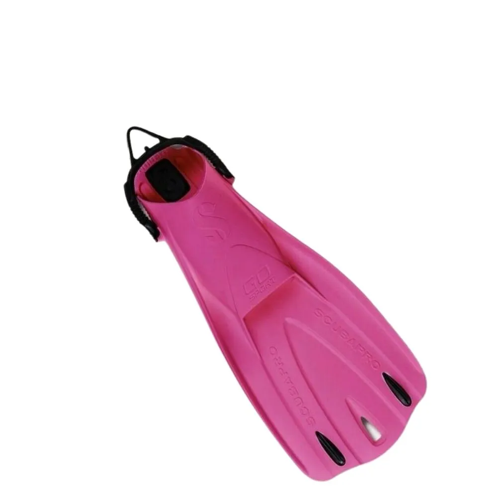 Scubapro Go Sport Fins (Pink) Package / Scubapro Everflex Arch 5mm  Boots no zip