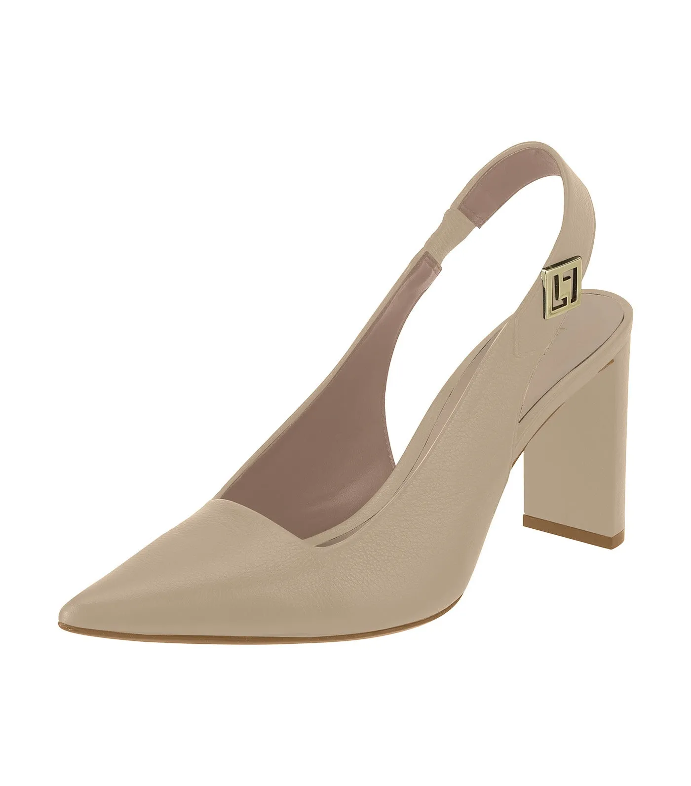 Slingback Heels Saara Latte