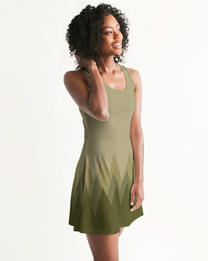 SMF Neutral Mountain Feminine Racerback Dress