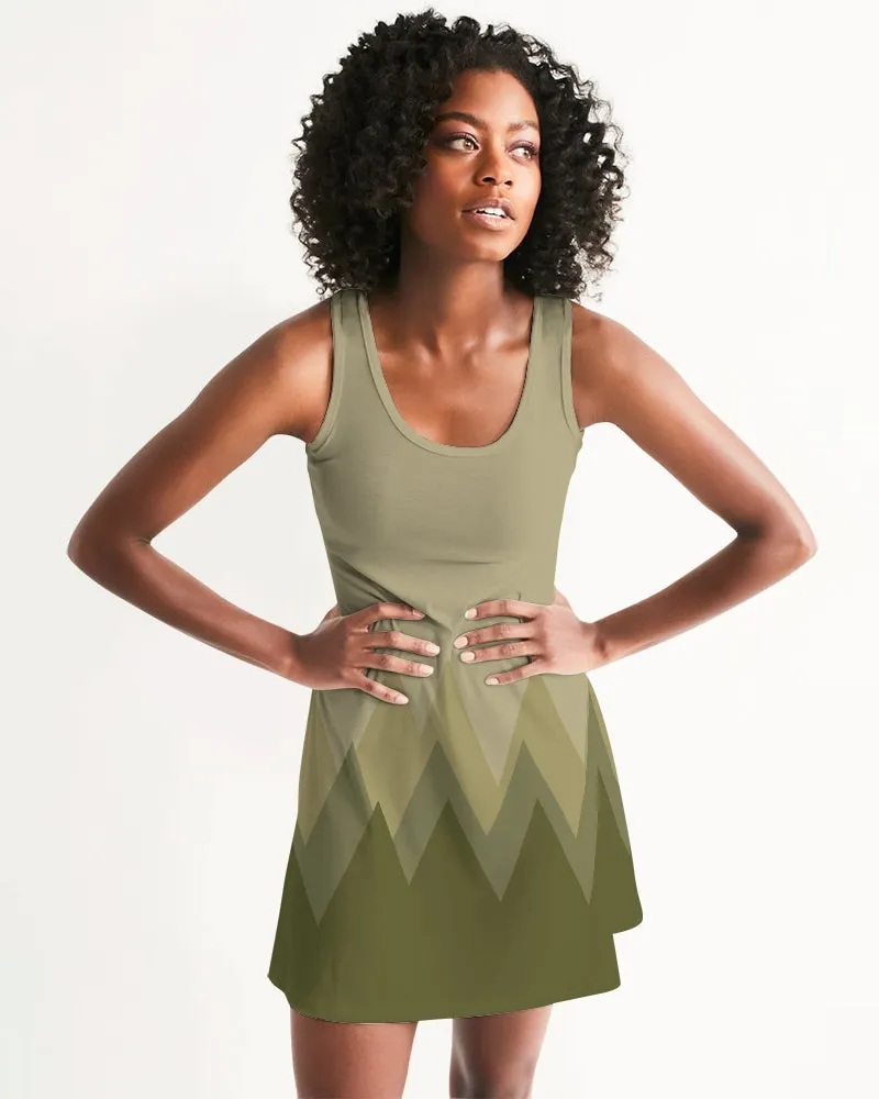 SMF Neutral Mountain Feminine Racerback Dress