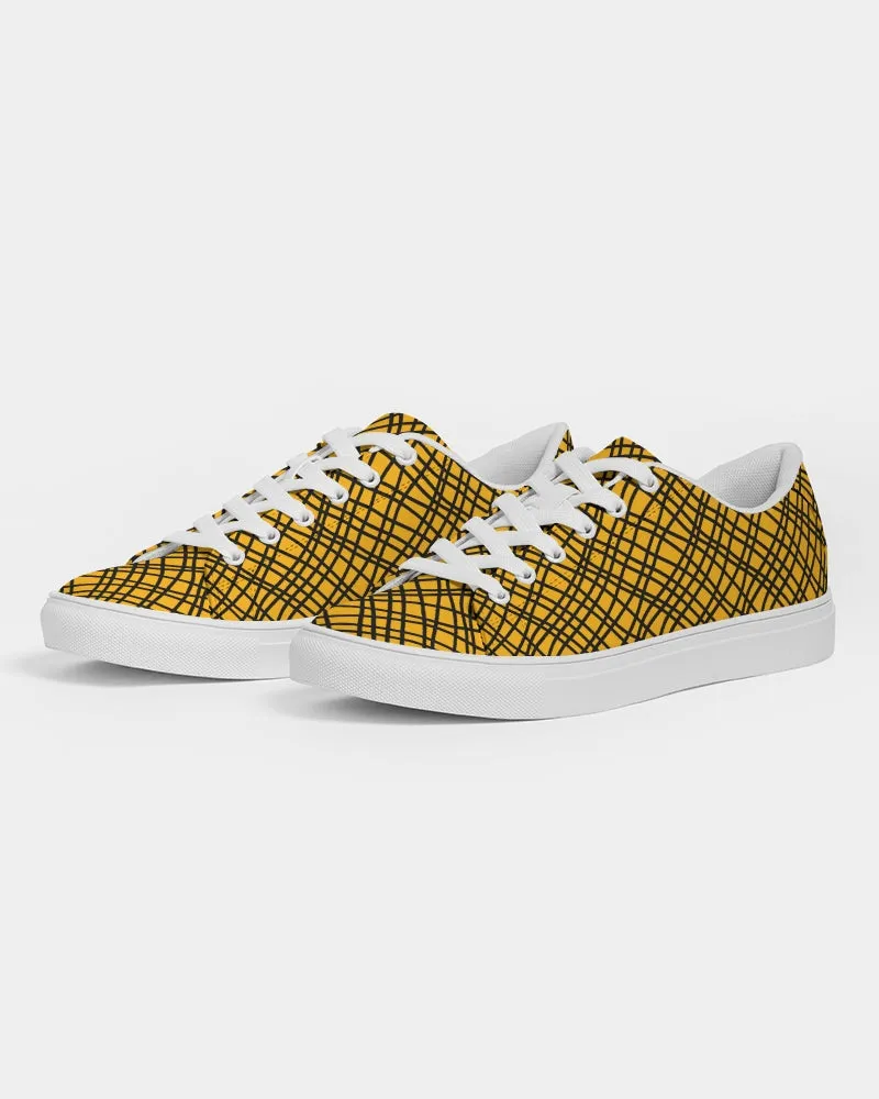 SMF Yellow Love Feminine Faux-Leather Sneaker