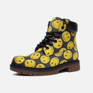 Smiley Faces Casual Leather Lightweight boots TB