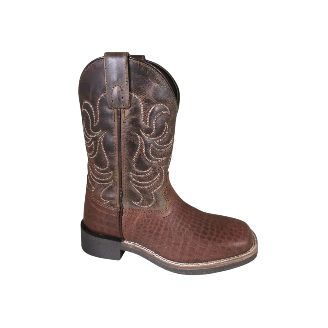 Smoky Mountain Kid's Square Toe Brown Boots